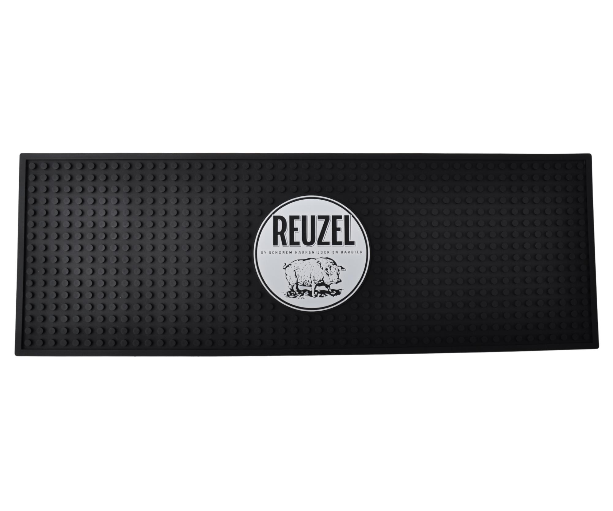 Protiskluzová podložka pro holičské a kadeřnické pomůcky Reuzel - černá, 45x15,5 cm + dárek zdarma