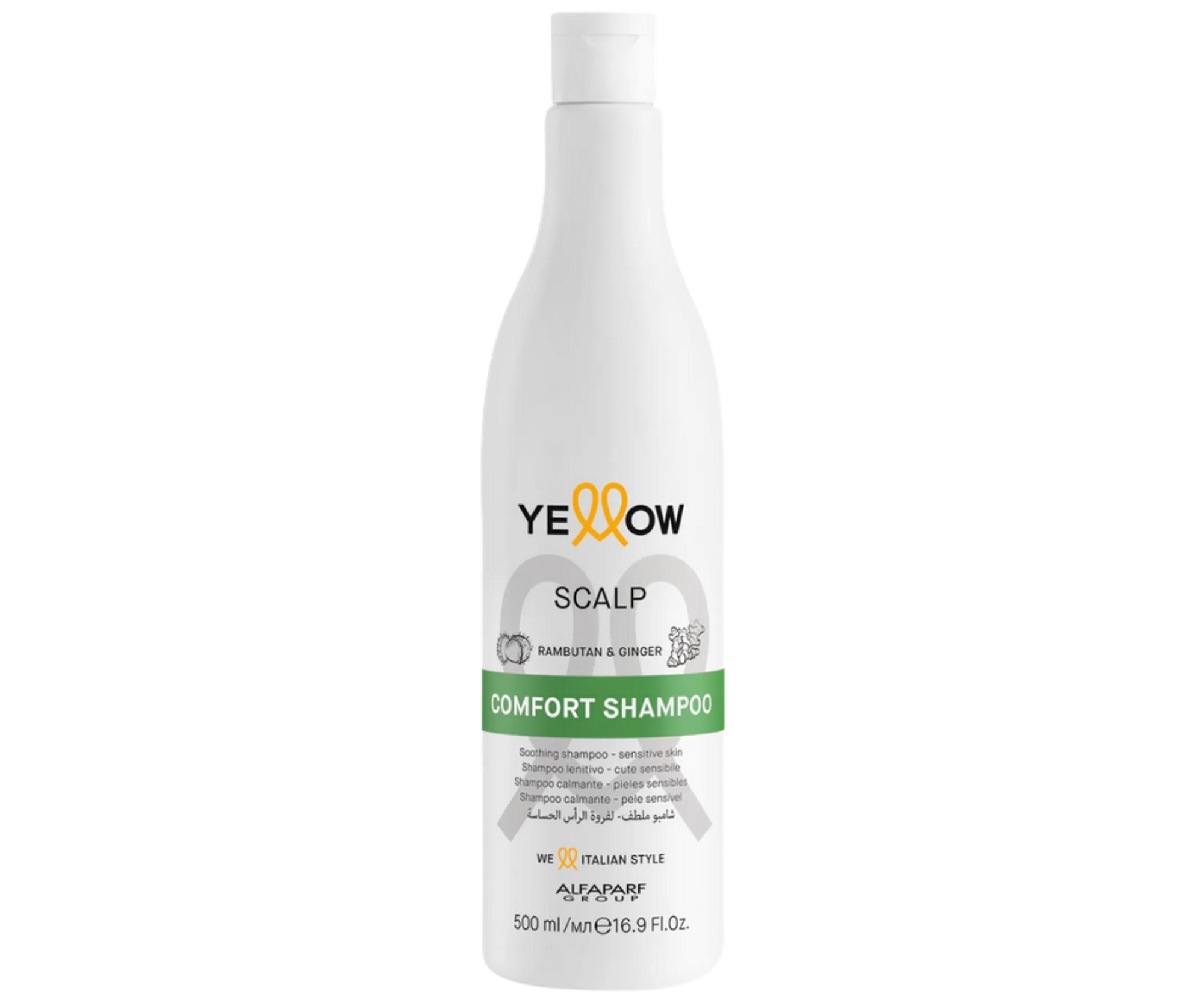 Zklidňující šampon pro citlivou pokožku hlavy Yellow Professional Scalp Comfort Shampoo - 500 ml + dárek zdarma