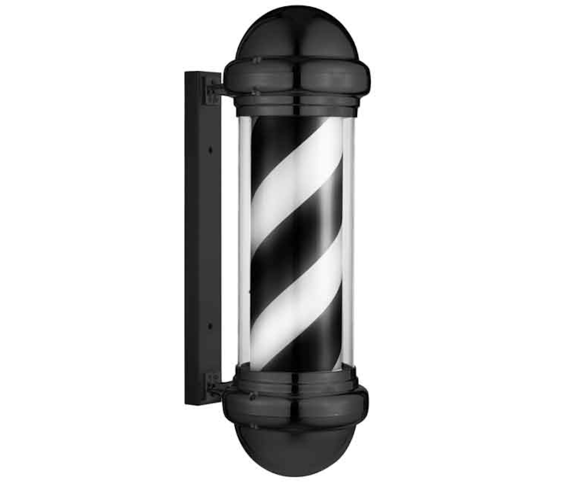 Světelný poutač pro holičství Eurostil Professional - 70 cm, černý (09045/50) + dárek zdarma