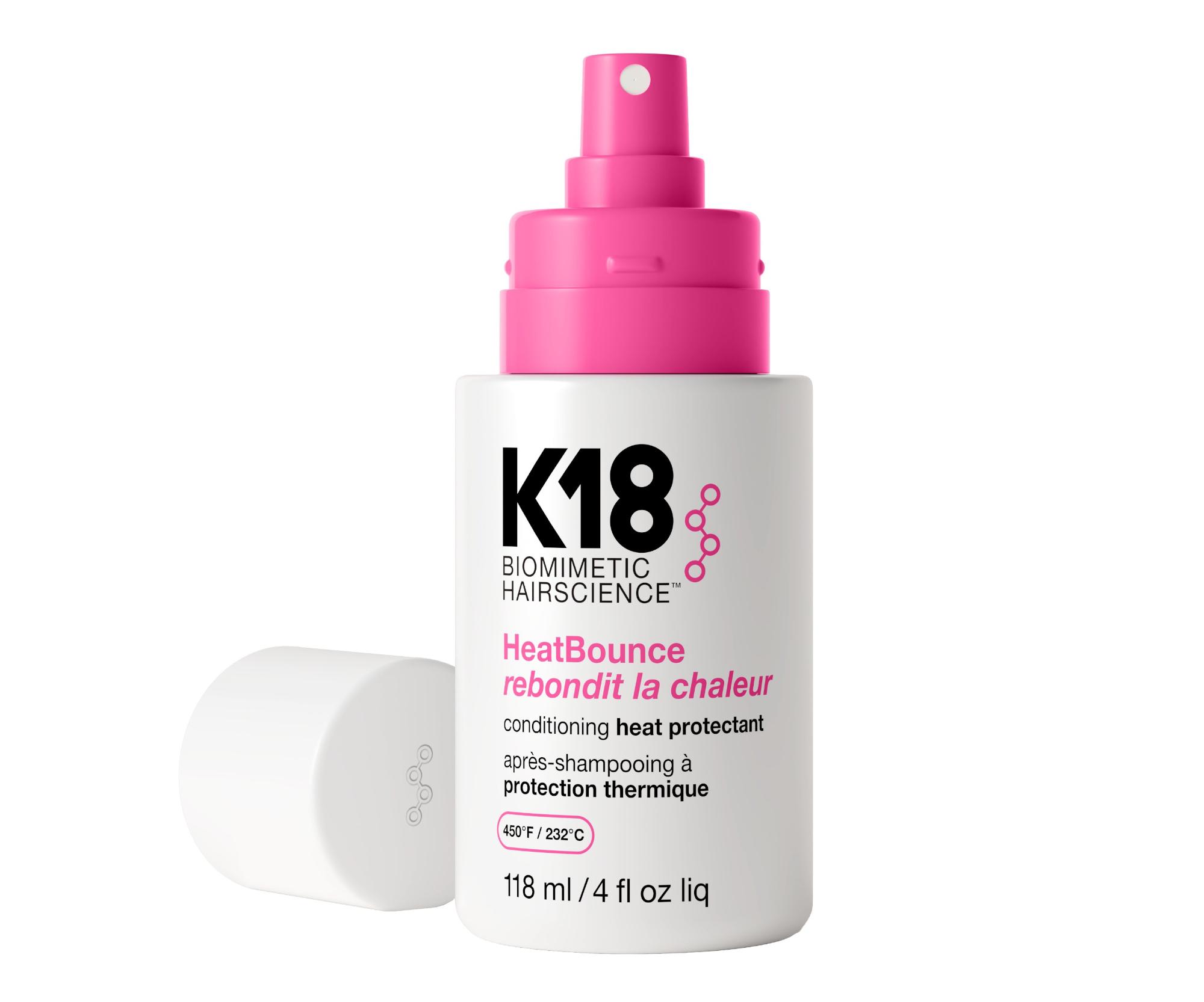 Bezoplachový kondicionér s tepelnou ochranou K18 HeatBounce Conditioning Heat Protectant - 118 ml + dárek zdarma