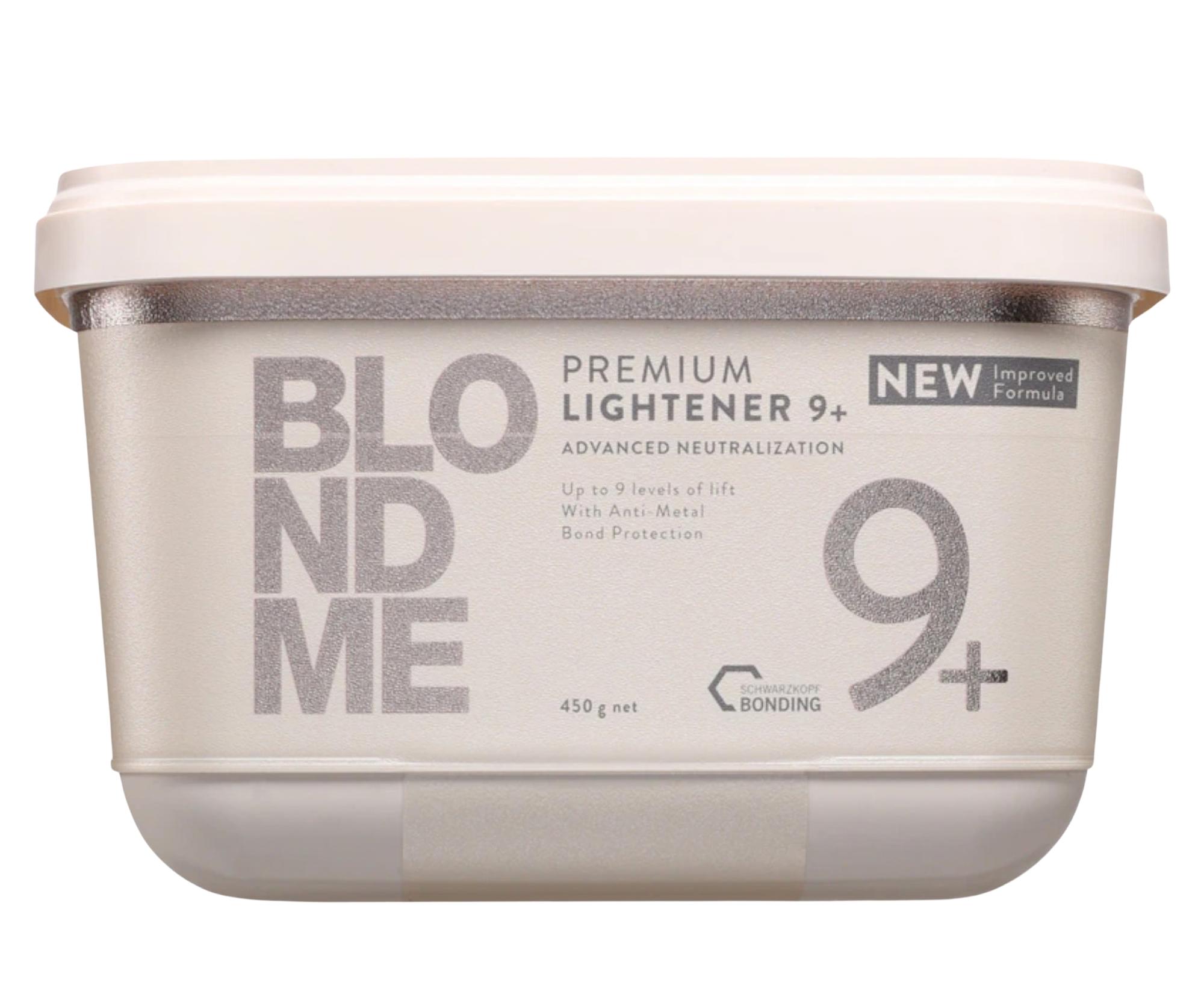 Zesvětlující pudr Schwarzkopf Professional BlondMe Premium Lightener 9+ - 450 g + dárek zdarma