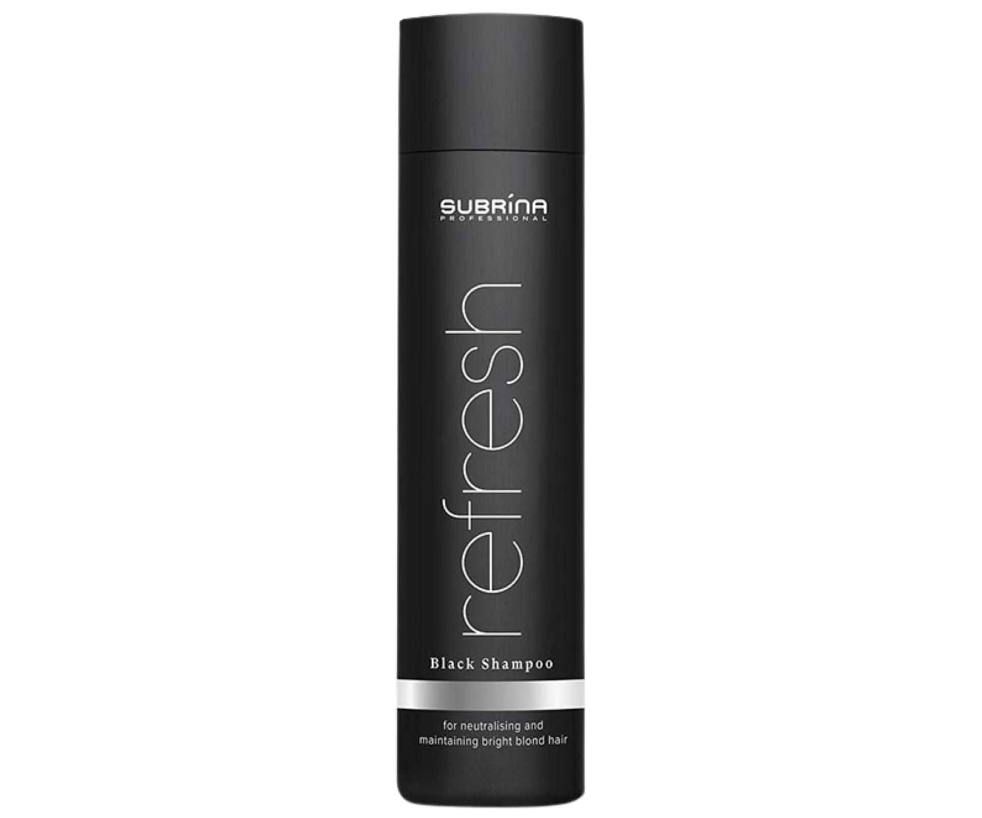 Šampon pro udržení platinového odstínu vlasů Subrina Professional Refresh Black Shampoo - 250 ml (061122) + dárek zdarma
