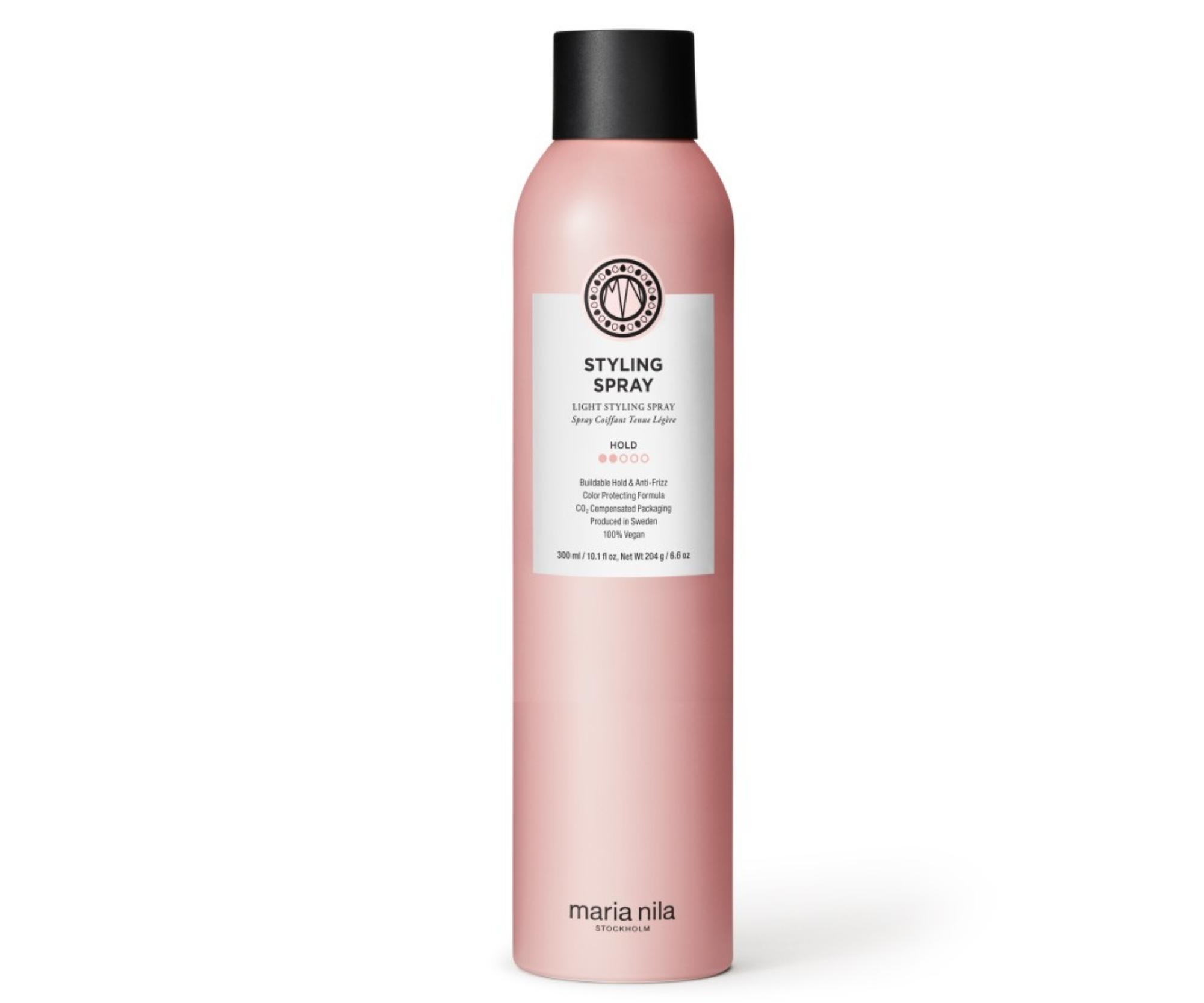 Sprej pro dodání lesku a snížení krepatění vlasů Maria Nila Styling Spray - 300 ml + dárek zdarma