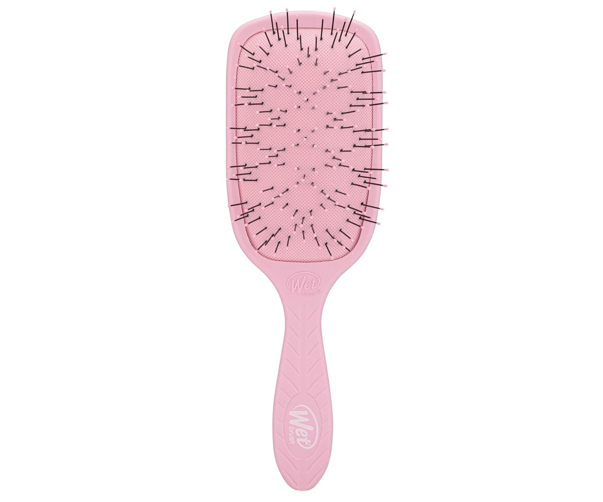Kartáč na rozčesávání hustých vlasů Wet Brush Go Green Thick Hair Paddle Detangler - růžový + dárek zdarma