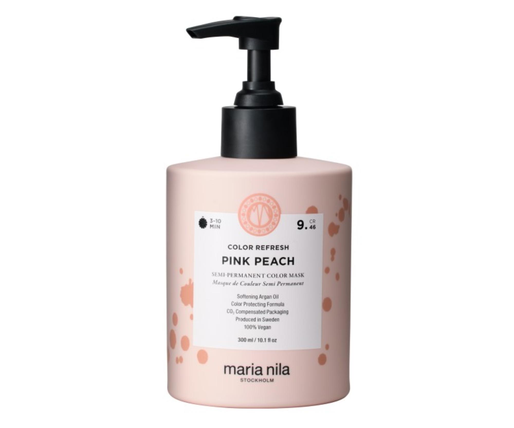 Maska pro oživení barvy vlasů Maria Nila Colour Refresh Pink Peach - růžovo-broskvová, 300 ml + dárek zdarma