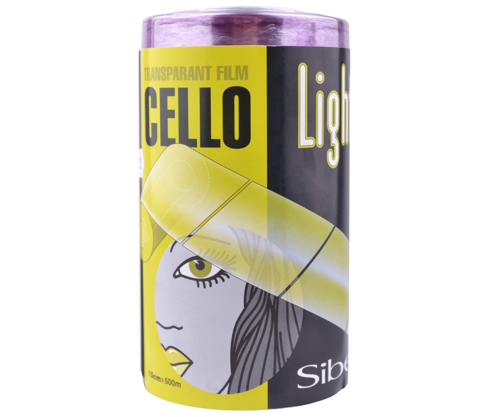Samolepicí celofánová fólie Sibel Transparent Film Cello Roll Pre-Cut - předřezaná, 15 cm x 500 m (4481701) + dárek zdarma