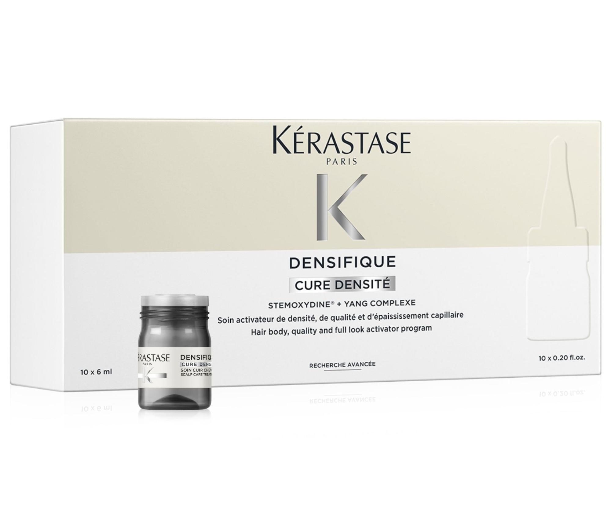 Kúra pro obnovu hustoty vlasů Kérastase Densifique Cure Densité - 10 x 6 ml + dárek zdarma