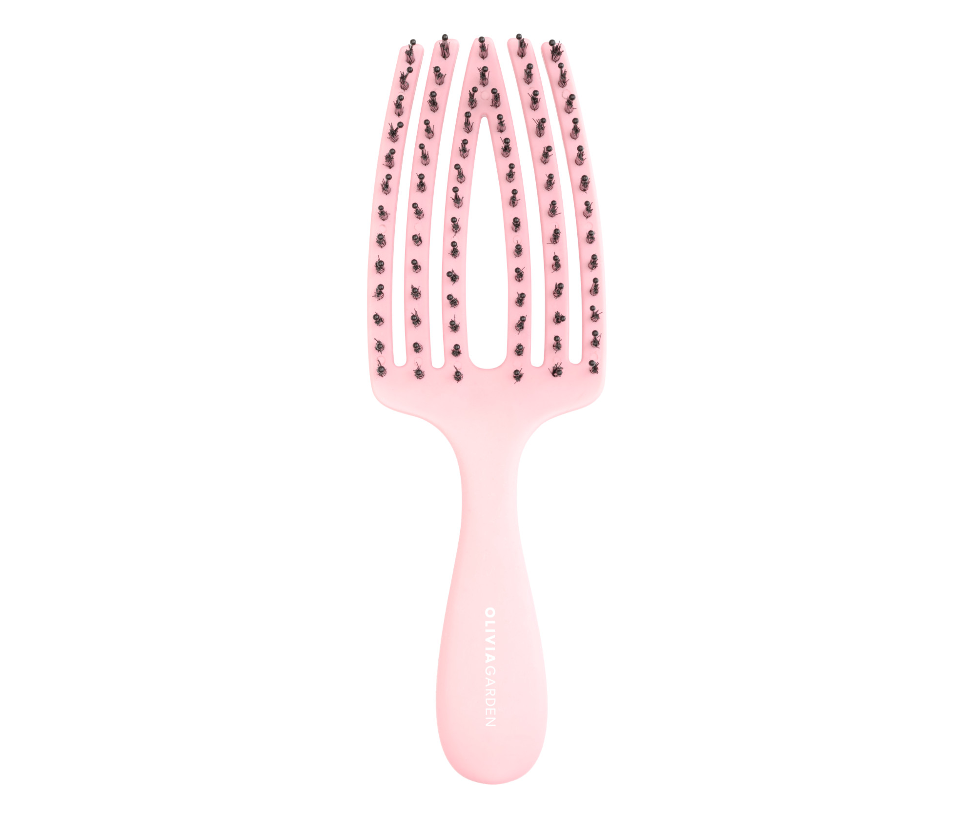 Dětský kartáč na vlasy Olivia Garden Fingerbrush Kids - pastelově růžový + dárek zdarma