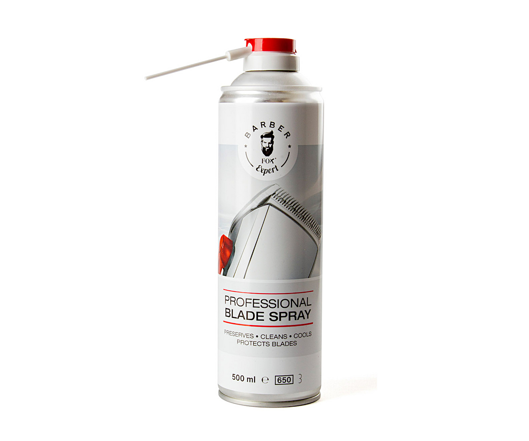 Čistící a chladící sprej na stříhací hlavice Fox Professional Blade Spray - 500 ml (1509552) + DÁREK ZDARMA