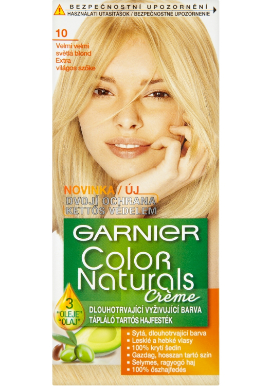 Permanentní barva Garnier Color Naturals 10 velmi velmi světlá blond + dárek zdarma