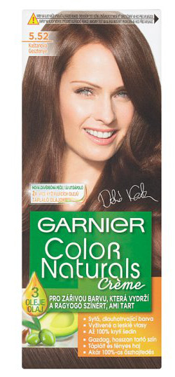 Permanentní barva Garnier Color Naturals 5.52 kaštanová + dárek zdarma