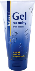 Gel na nohy s mentolem Batavan - 150 ml + dárek zdarma
