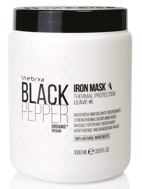 Bezoplachová maska s termoochranou Inebrya Black Pepper - 1000 ml (7726067) + DÁREK ZDARMA