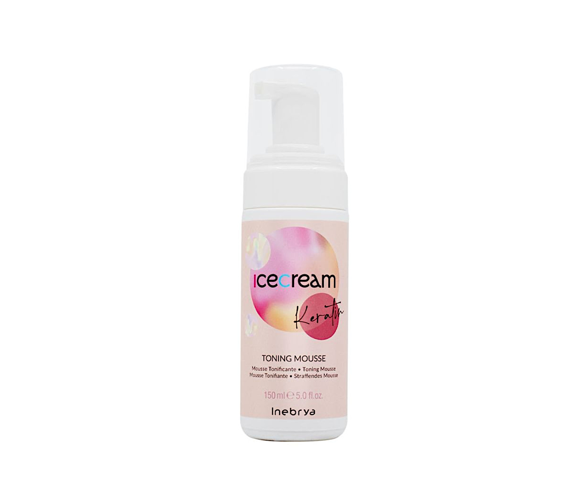 Pěna pro péči o vlasovou pokožku Inebrya Ice Cream Keratin Toning Mousse - 150 ml (771026318) + DÁREK ZDARMA