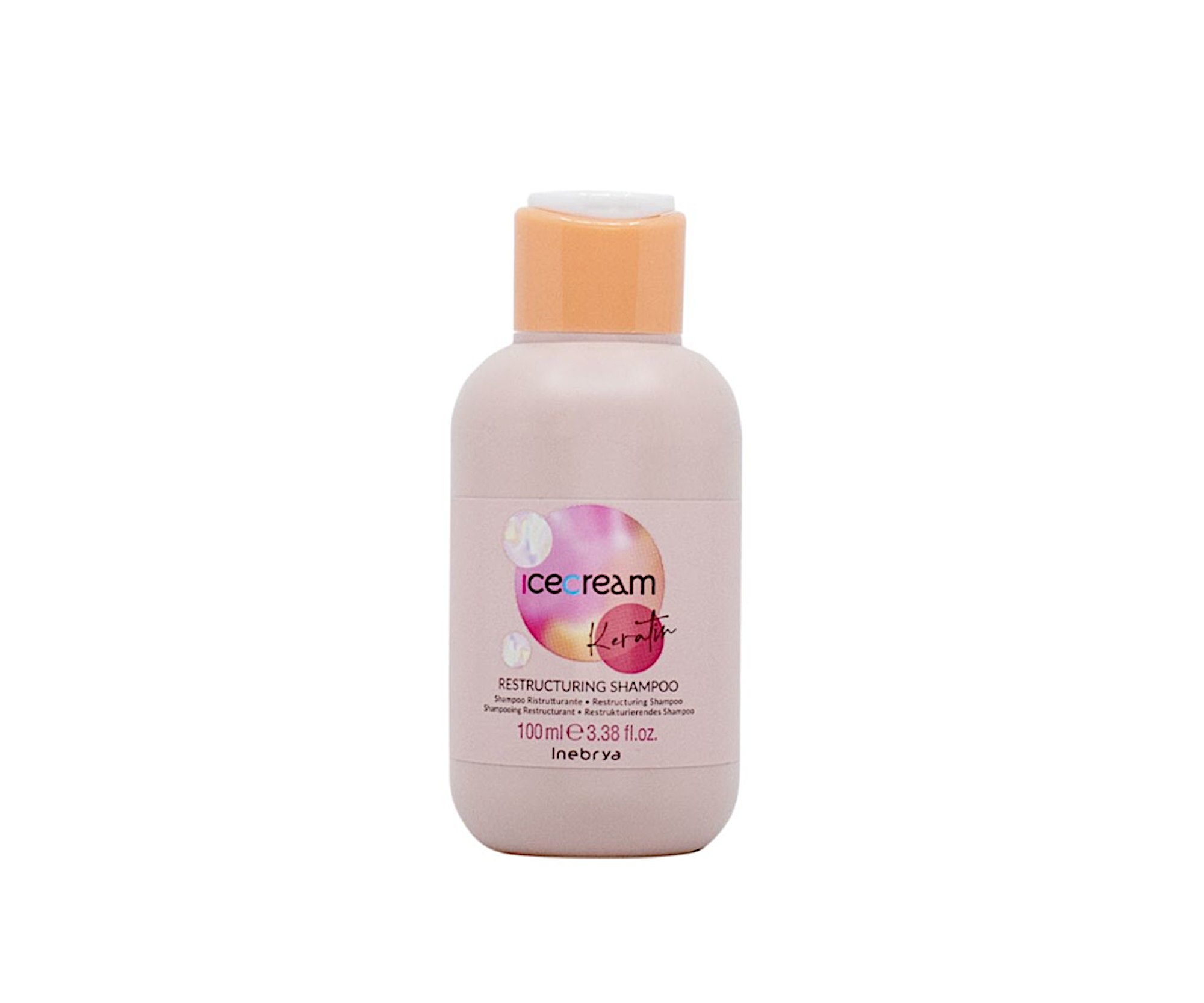 Šampon s keratinem pro poškozené vlasy Inebrya Ice Cream Keratin Restructuring Shampoo - 100 ml (771026352)