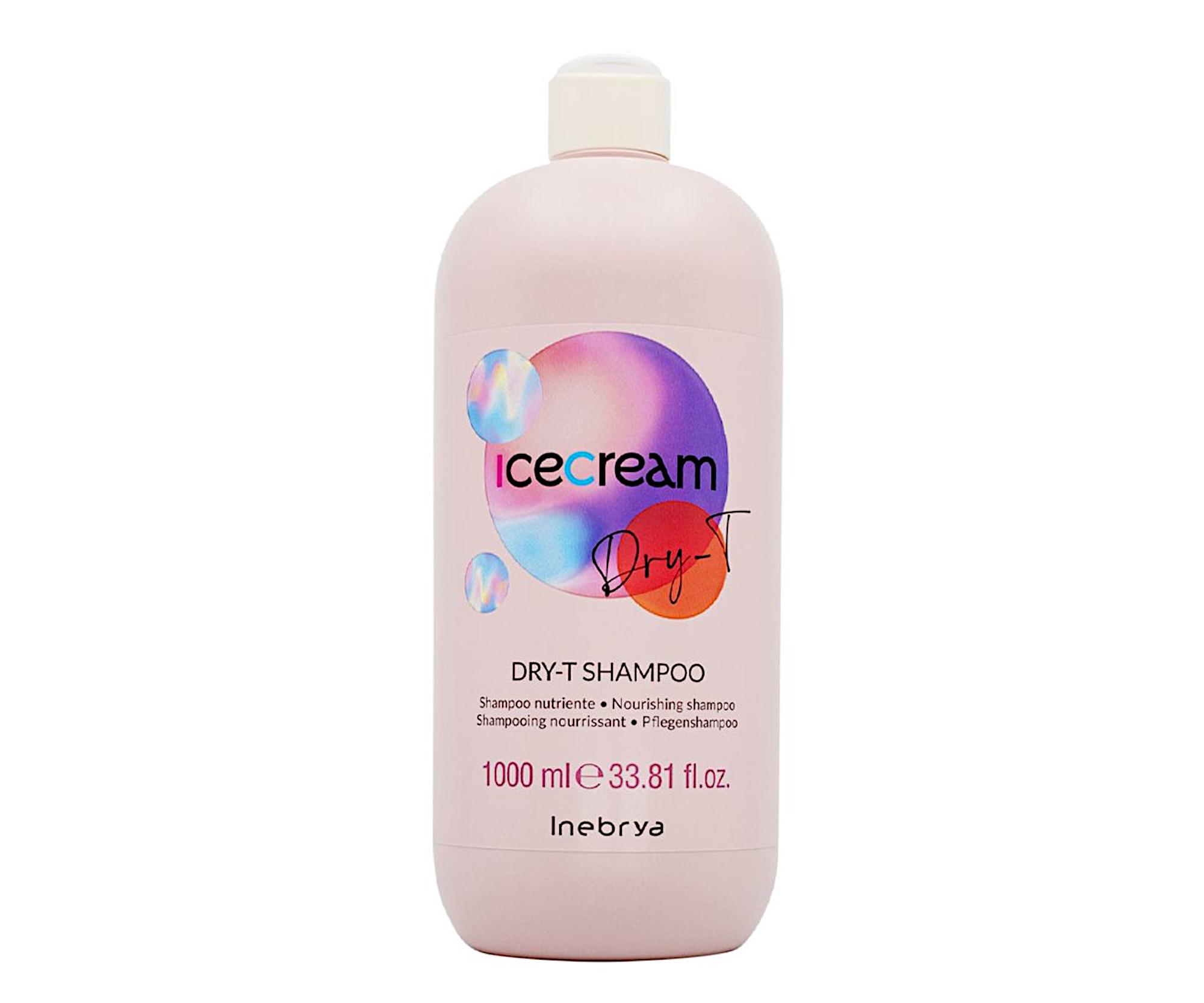 Hydratační šampon na suché a krepovité vlasy Inebrya Ice Cream Dry-T Shampoo - 1000 ml (771026321) + dárek zdarma