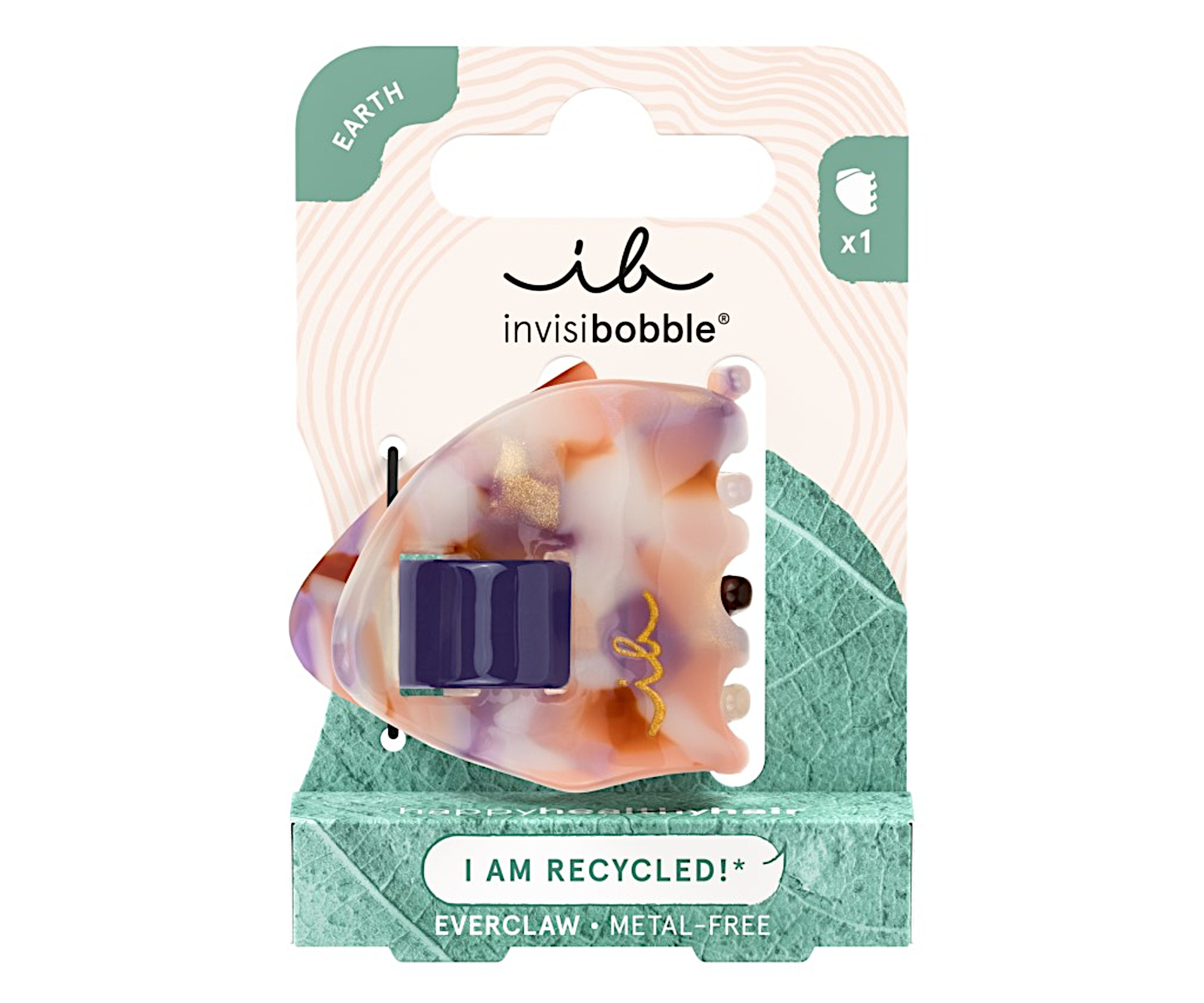 Skřipec do vlasů z recyklovaného materiálu Invisibobble Everclaw Recycled Me S + dárek zdarma