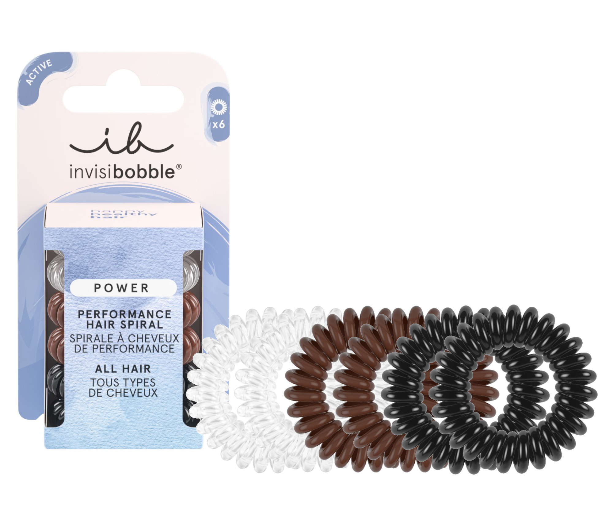 Sada spirálových gumiček Invisibobble Power Simply the Best - 6 ks + dárek zdarma