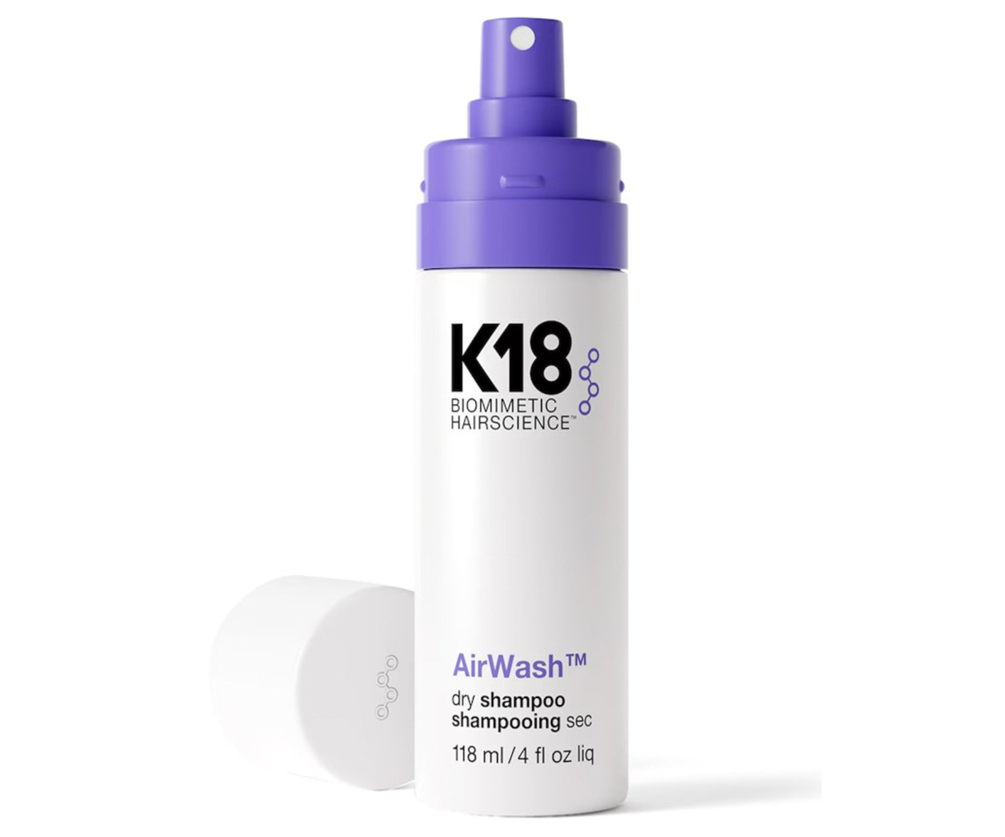 Suchý šampon bez aerosolu K18 AirWash Dry Shampoo - 118 ml + dárek zdarma