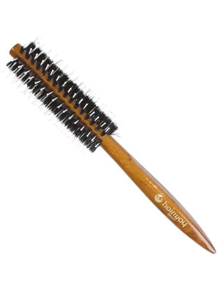 Dřevěný kartáč s polyamidovými a kančími štětinami Hairway - 12 mm (06127) + dárek zdarma