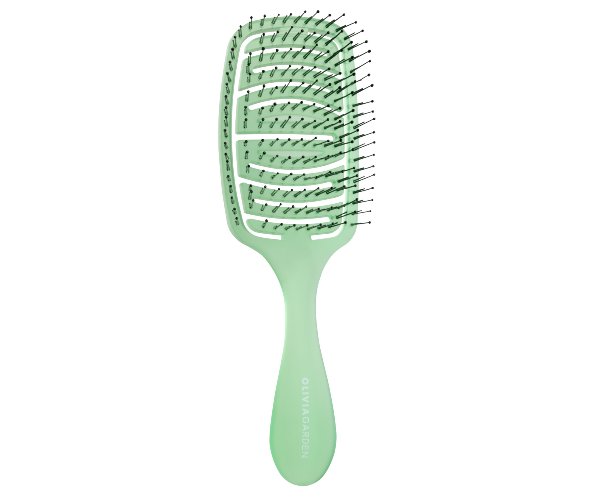 Kartáč pro normální vlasy Olivia Garden iDetangle Medium - zelený (ID-GR; 1750) + DÁREK ZDARMA