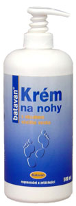 Krém na nohy Batavan, kabinetní balení s pumpičkou - 500 ml + dárek zdarma