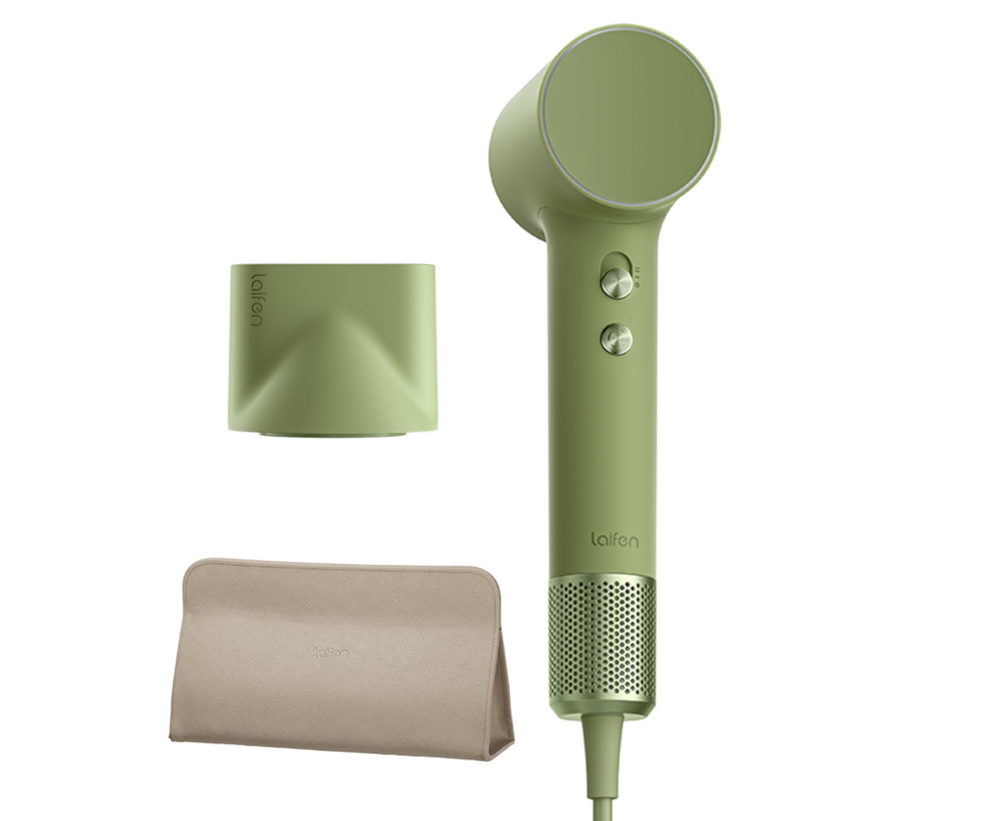 Profesionální mini fén na vlasy Laifen Swift Mini Jungle Green - 1100 W, zelený + dárek zdarma