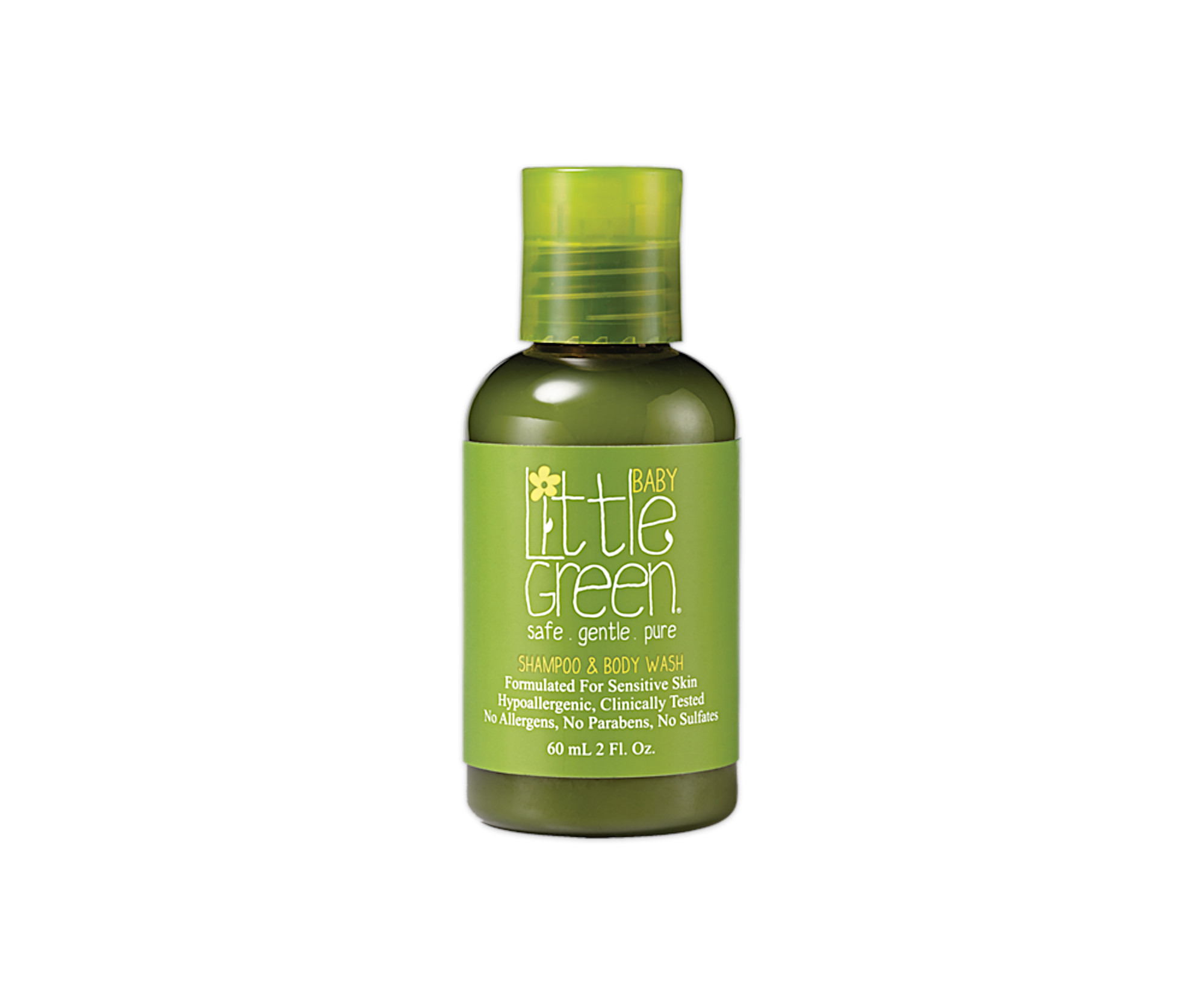Jemný šampon a sprchový gel pro miminka Little Green Baby - 60 ml (0169935) + dárek zdarma