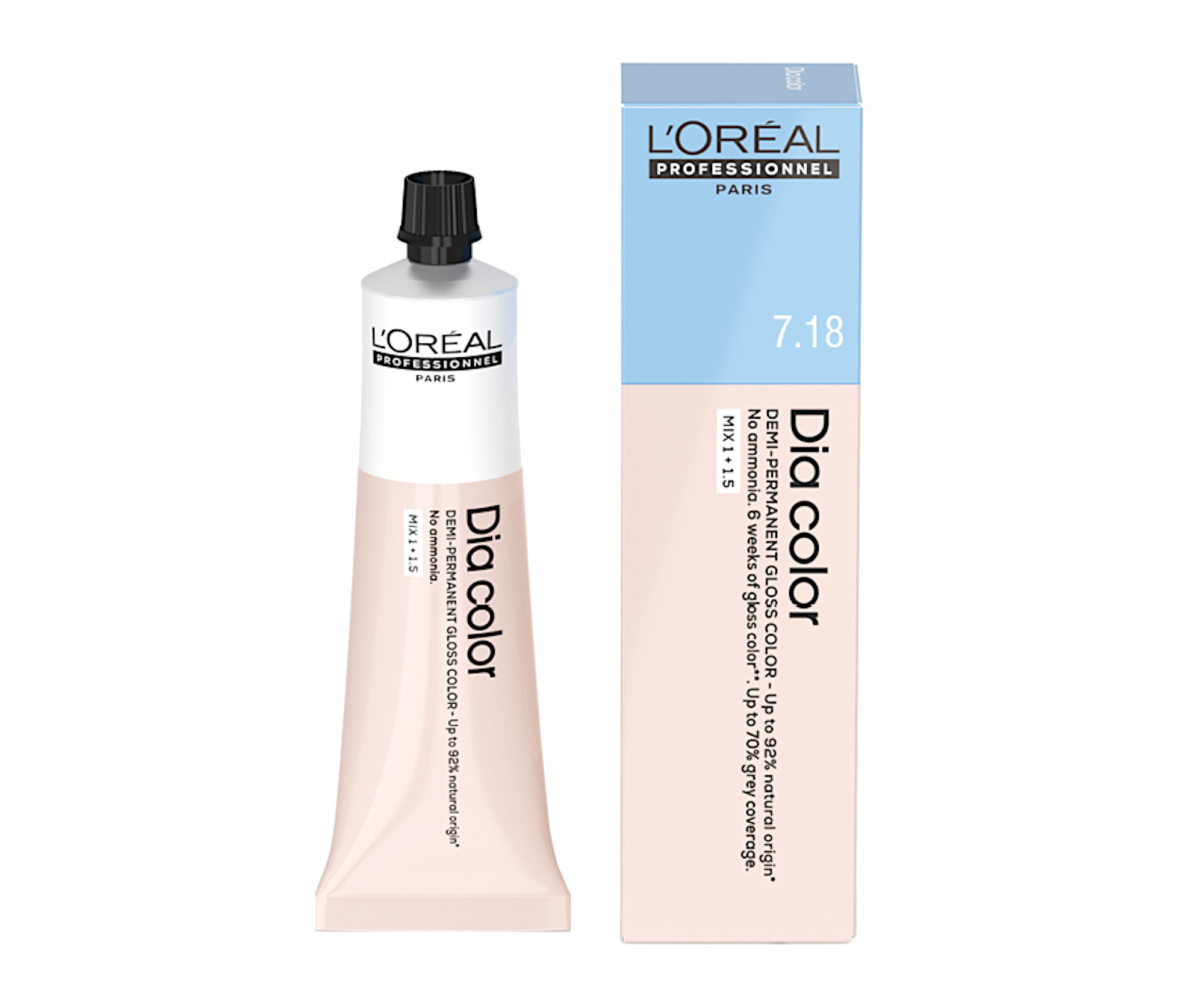 Přeliv na vlasy Loréal Professionnel Dia color 60 ml - 7.18 blond popelavá mokka - L’Oréal Professionnel + dárek zdarma