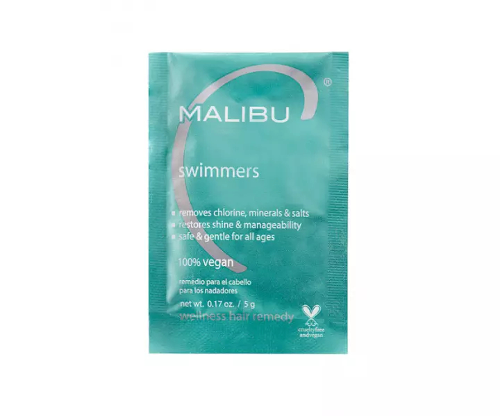 Kúra pro poškozené vlasy od moře a chlóru Malibu C Swimmers Wellness - 5 g (5915)