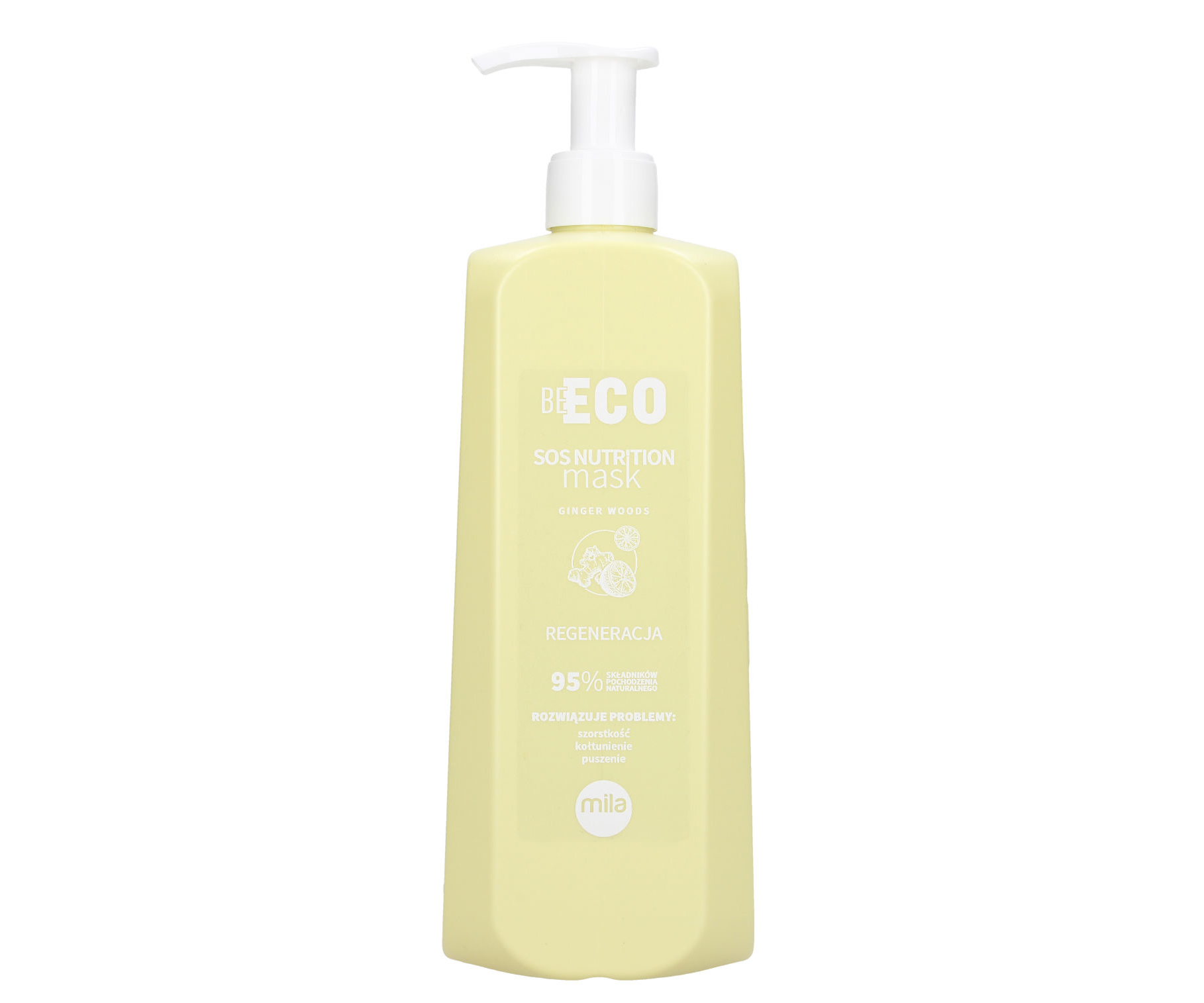 Maska pro uhlazení vlasů Be Eco SOS Nutrition Mila - 900 ml (0105013) + DÁREK ZDARMA
