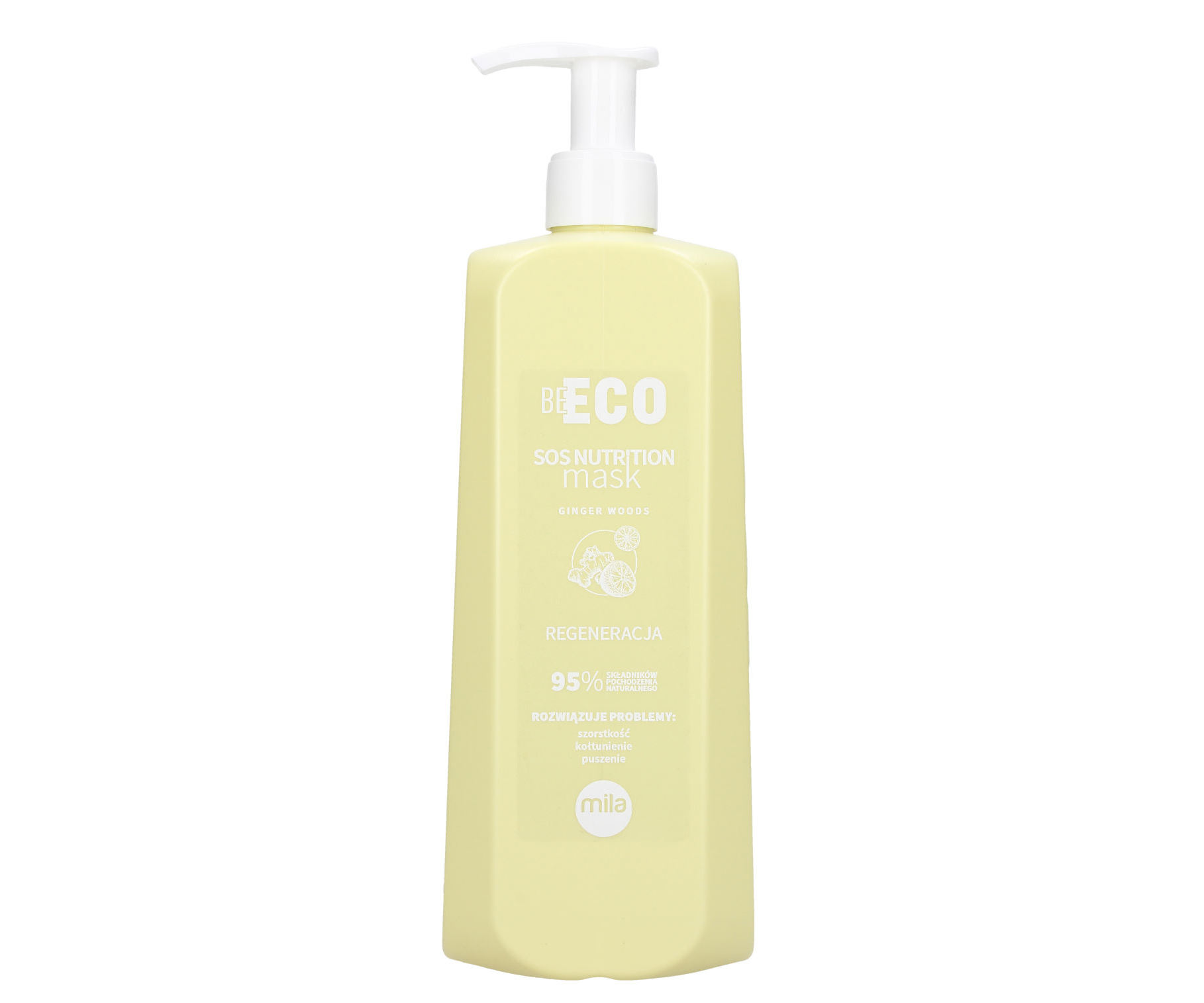 Maska pro uhlazení vlasů Be Eco SOS Nutrition Mila - 900 ml (0105013) + dárek zdarma