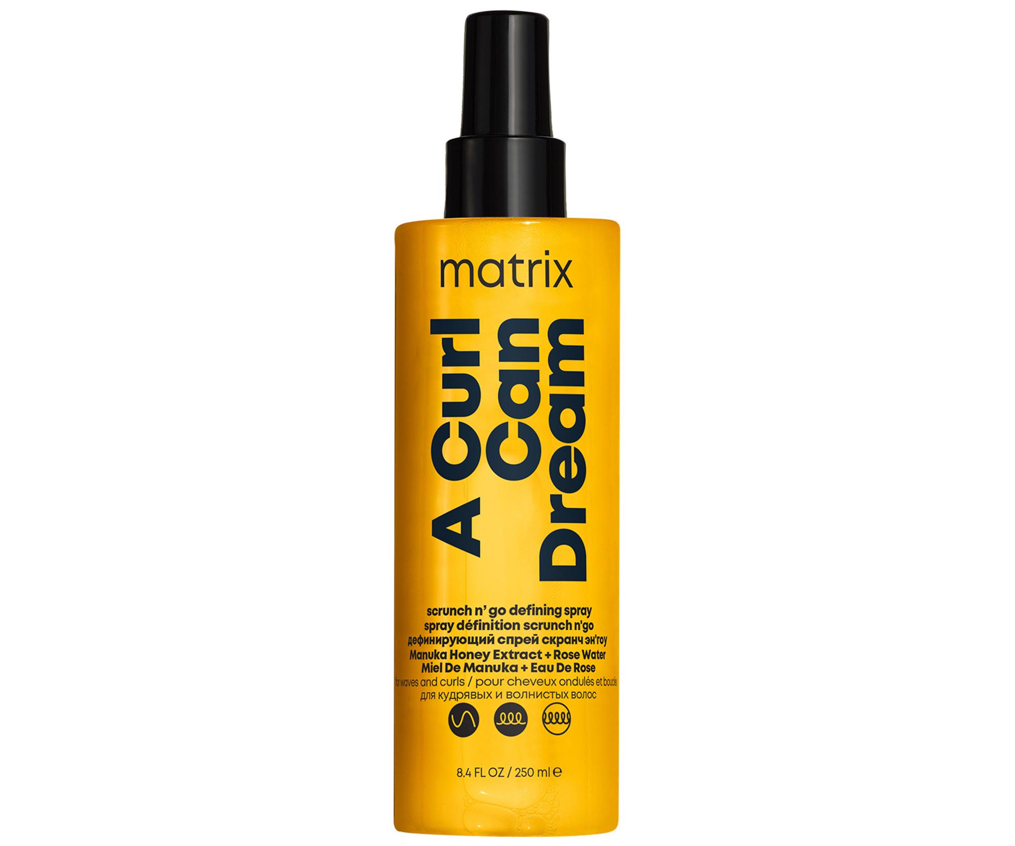 Definující sprej pro vlnité a kudrnaté vlasy Matrix A Curl Can Dream Scrunch N' Go Spray - 250 ml + dárek zdarma
