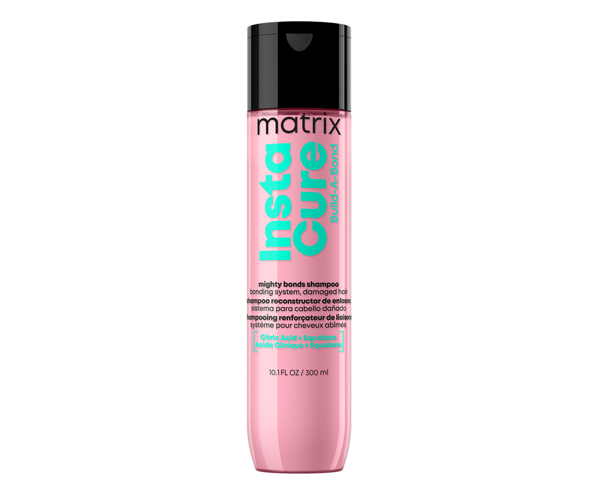 Obnovující šampon pro velmi poškozené vlasy Matrix Instacure Build-A-Bond - 300 ml + dárek zdarma