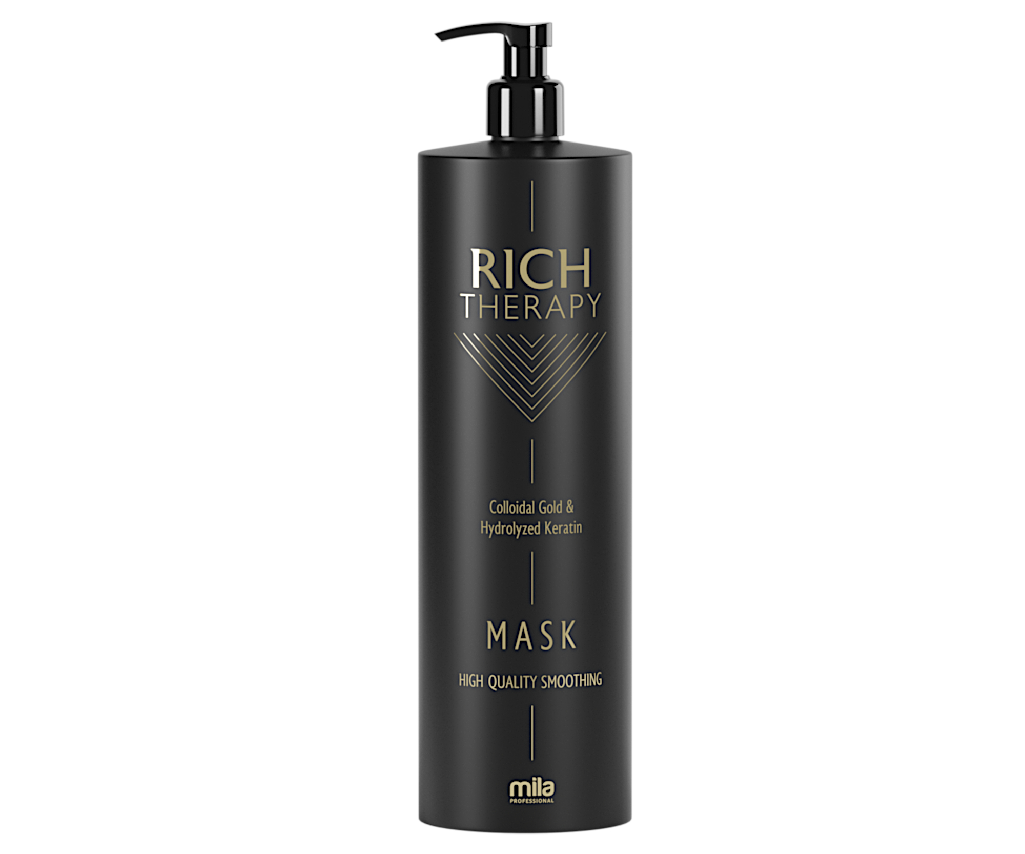Vyživující maska s keratinem pro poškozené vlasy Mila Rich Therapy Mask - 1000 ml (0106002) + dárek zdarma