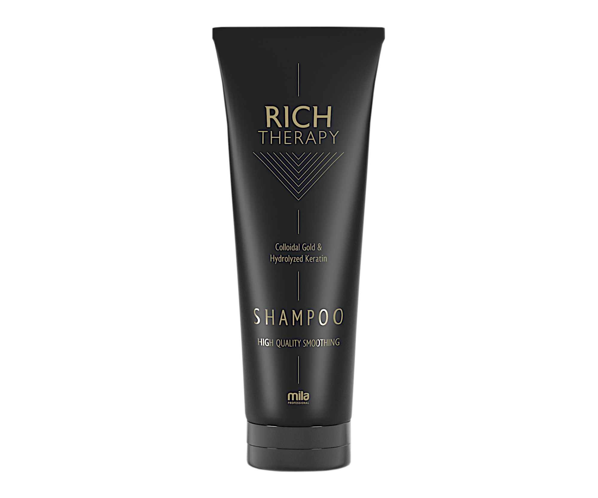 Obnovující šampon s keratinem pro poškozené vlasy Mila Rich Therapy Shampoo - 250 ml (0106001) + DÁREK ZDARMA