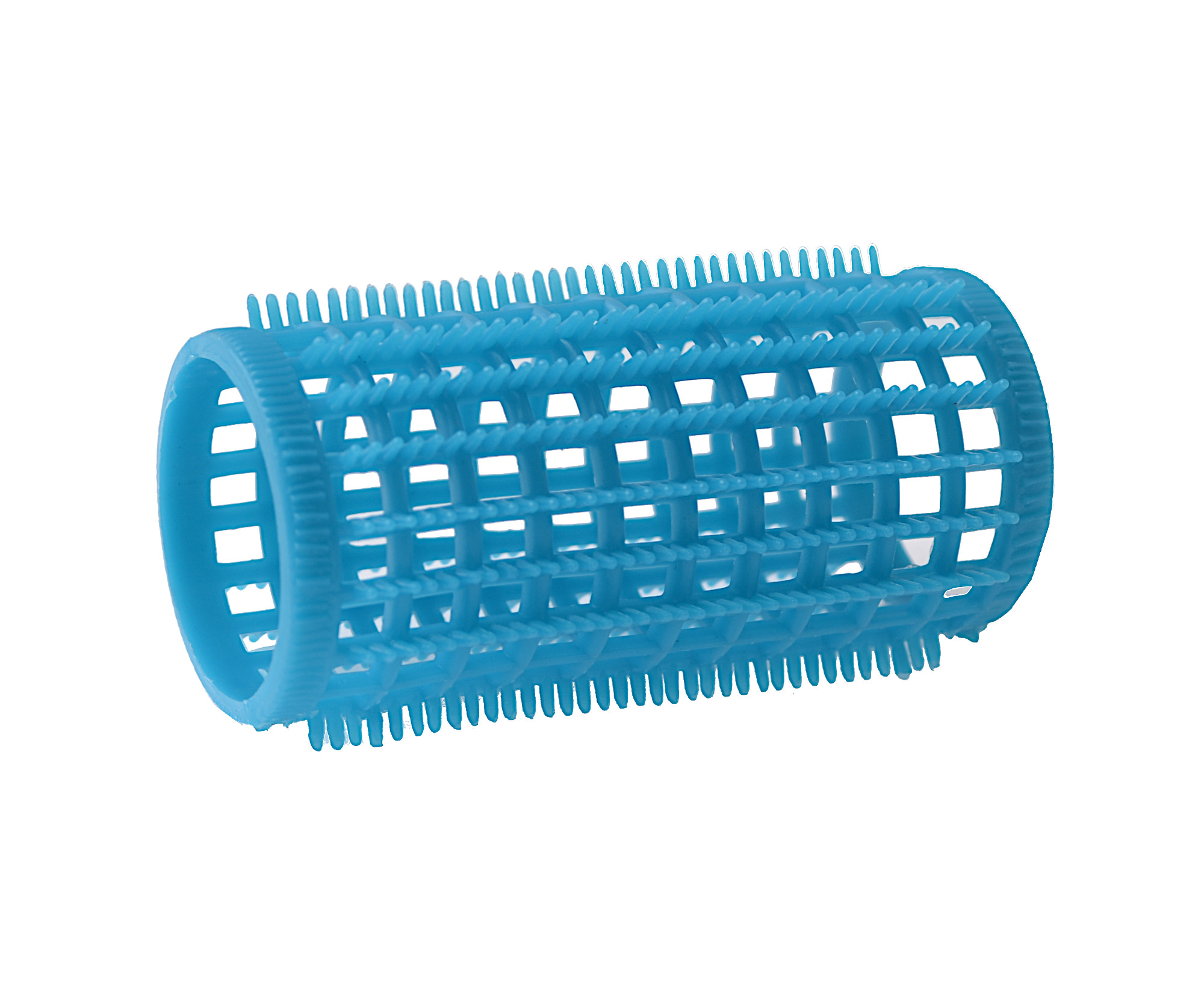 Plastové natáčky na vlasy s jehlami Bellazi - pr. 30 mm, 6 ks, modré