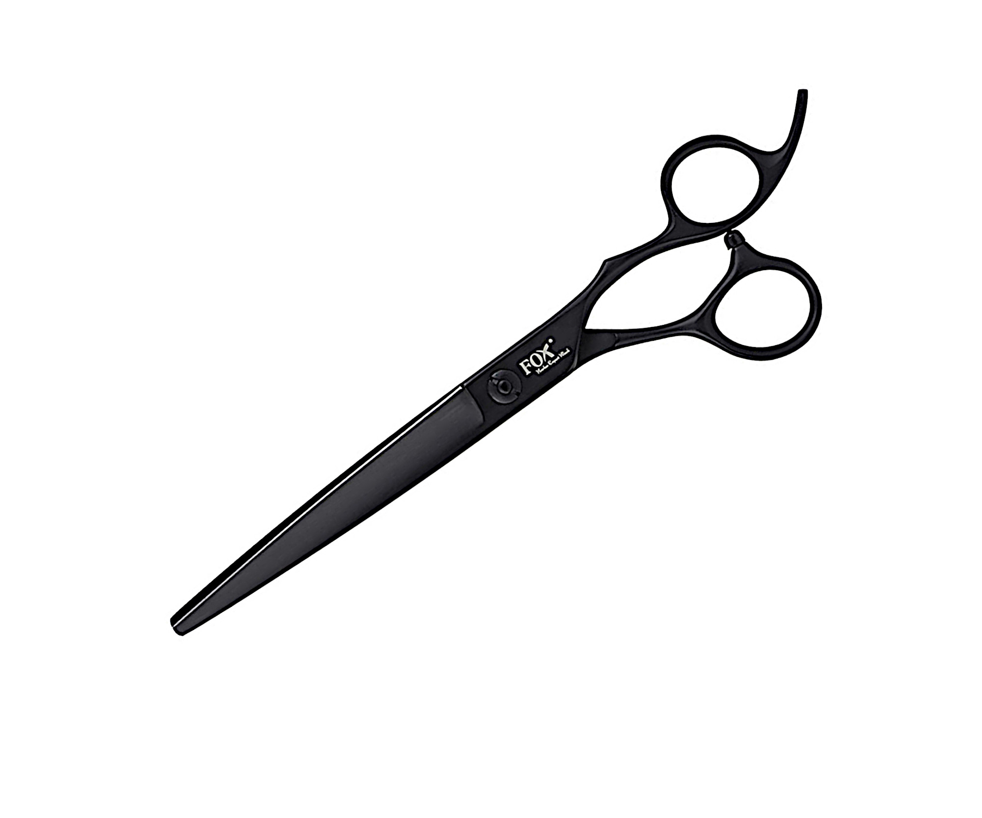 Profesionální kadeřnické nůžky Fox Barber Expert Gunmetal 7" - černé (1509524) + DÁREK ZDARMA