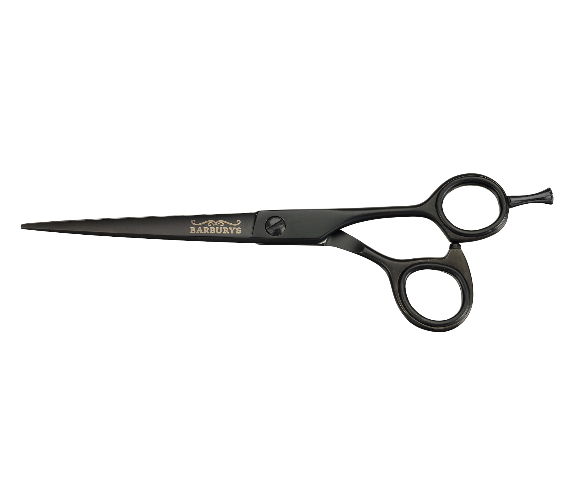 Profesionální kadeřnické nůžky Sibel Barburys Athos 7" - černé (7078970) + DÁREK ZDARMA
