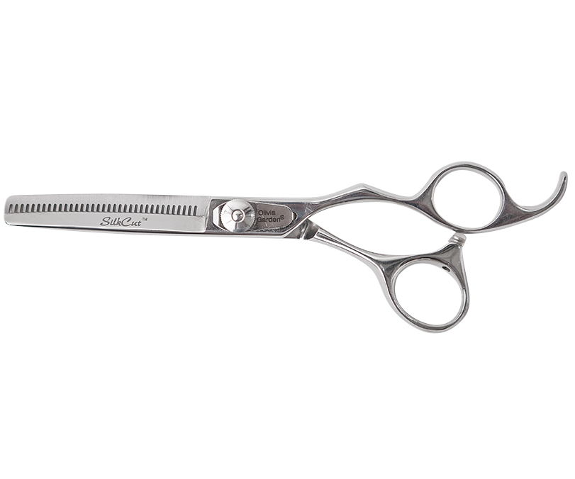 Efilační nůžky s mikroozubením Olivia Garden SilkCut® Pro Thinner EUR 6,35" stříbrné (SIT-PRO6.35) + DÁREK ZDARMA