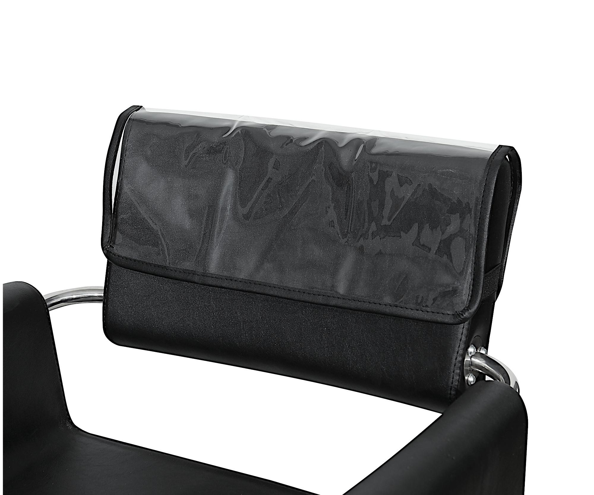 Ochrana opěrky kadeřnického křesla Sibel Reusable PVC Chair Cover - PVC, čirá (5000005) + dárek zdarma