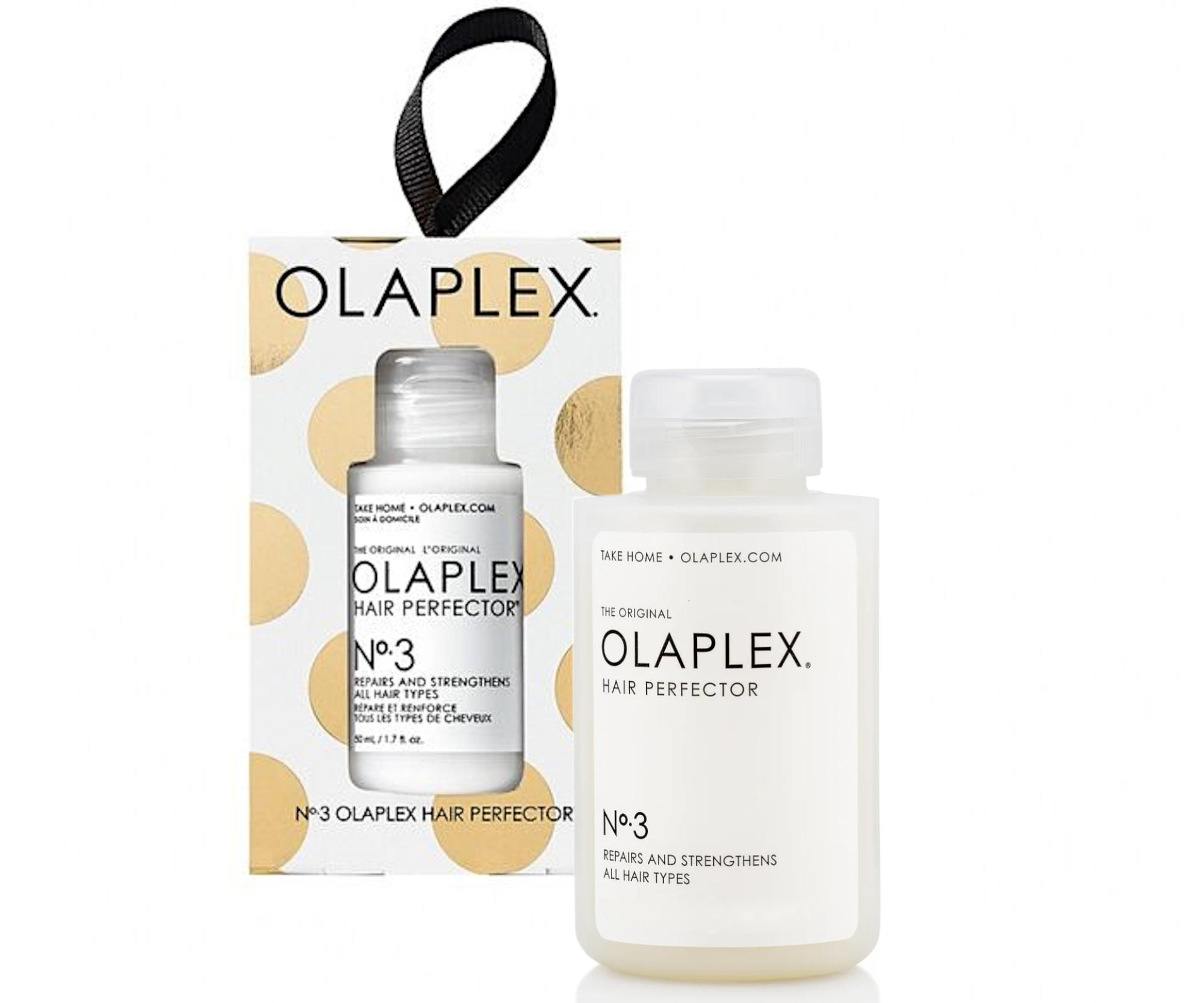Dárkové balení intenzivně regenerační kúry Olaplex No.3 Hair Perfector Holiday - 50 ml + dárek zdarma