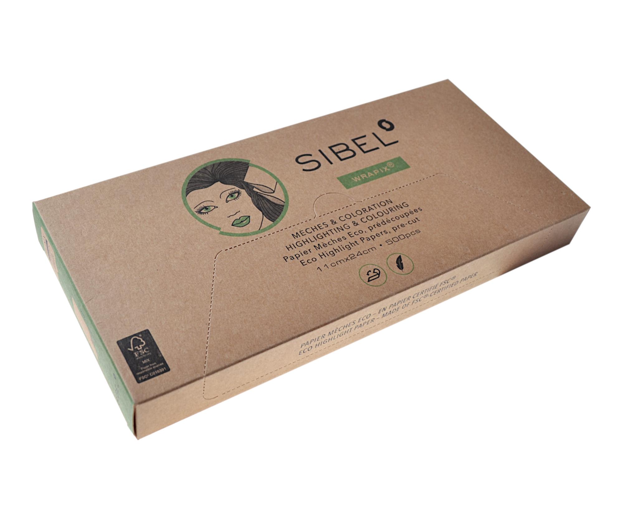 Papírky na melír Sibel Wrapix - 11 x 24 cm, 500 ks (4333045) + dárek zdarma