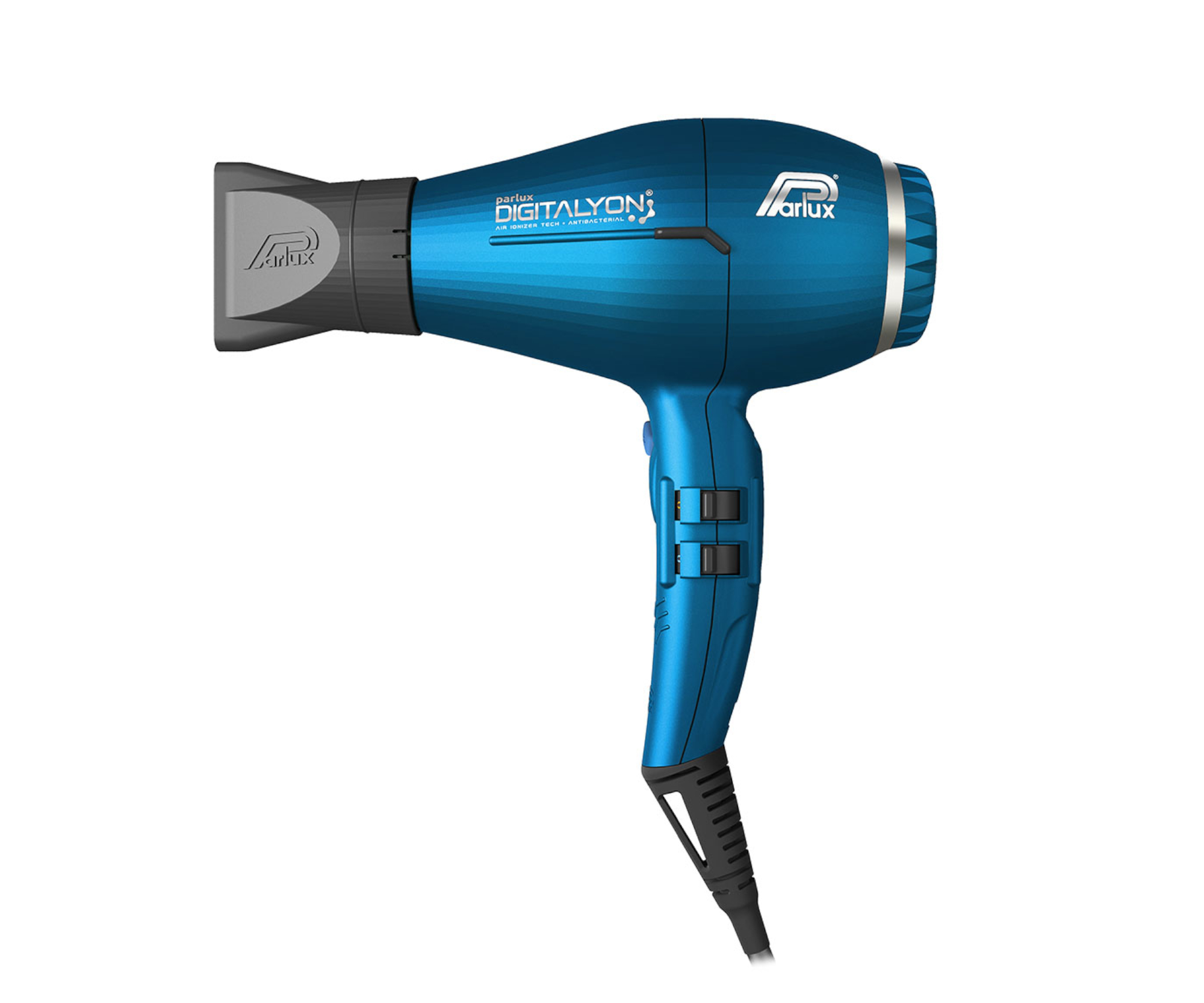 Profesionální fén na vlasy Parlux Digitalyon - 2400 W, modrý (P-ALY-D/3) + DÁREK ZDARMA