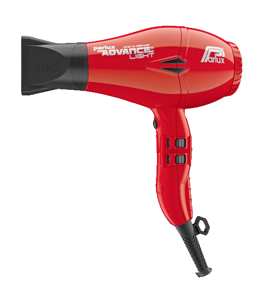 Profesionální fén na vlasy Parlux Advance Light Ceramic a Ionic - 2200W, červený (P ADV-C/1) + dárek zdarma