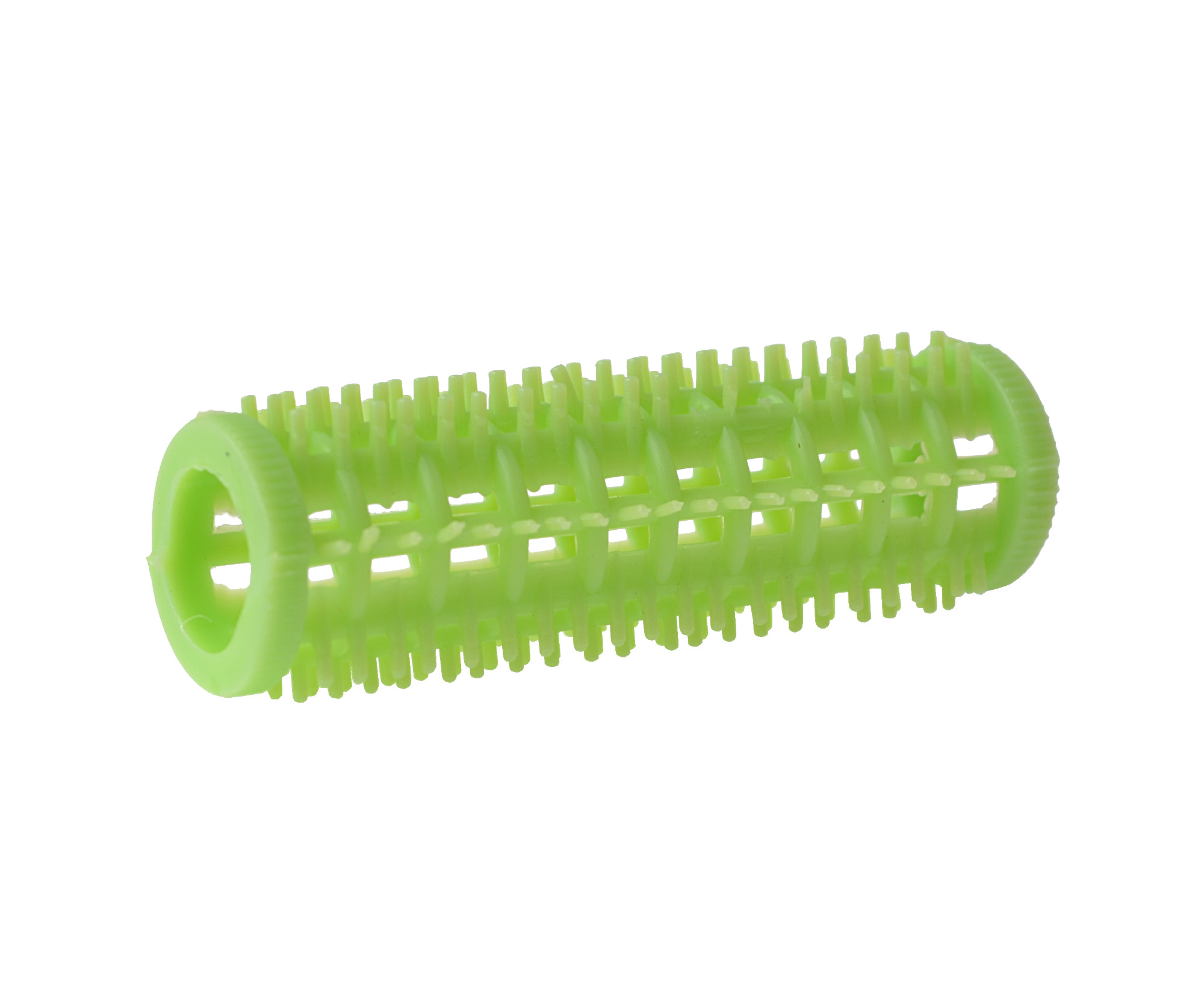 Plastové natáčky na vlasy s jehlami Bellazi - pr. 15 mm, 10 ks, zelené