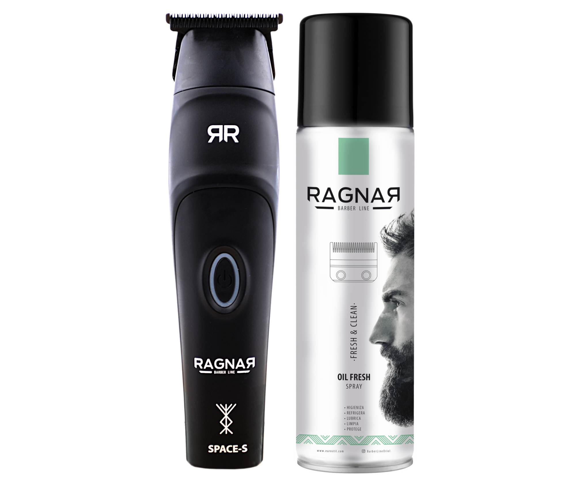 Konturovací strojek na vlasy Ragnar Space S + olej na hlavice 500 ml zdarma + dárek zdarma