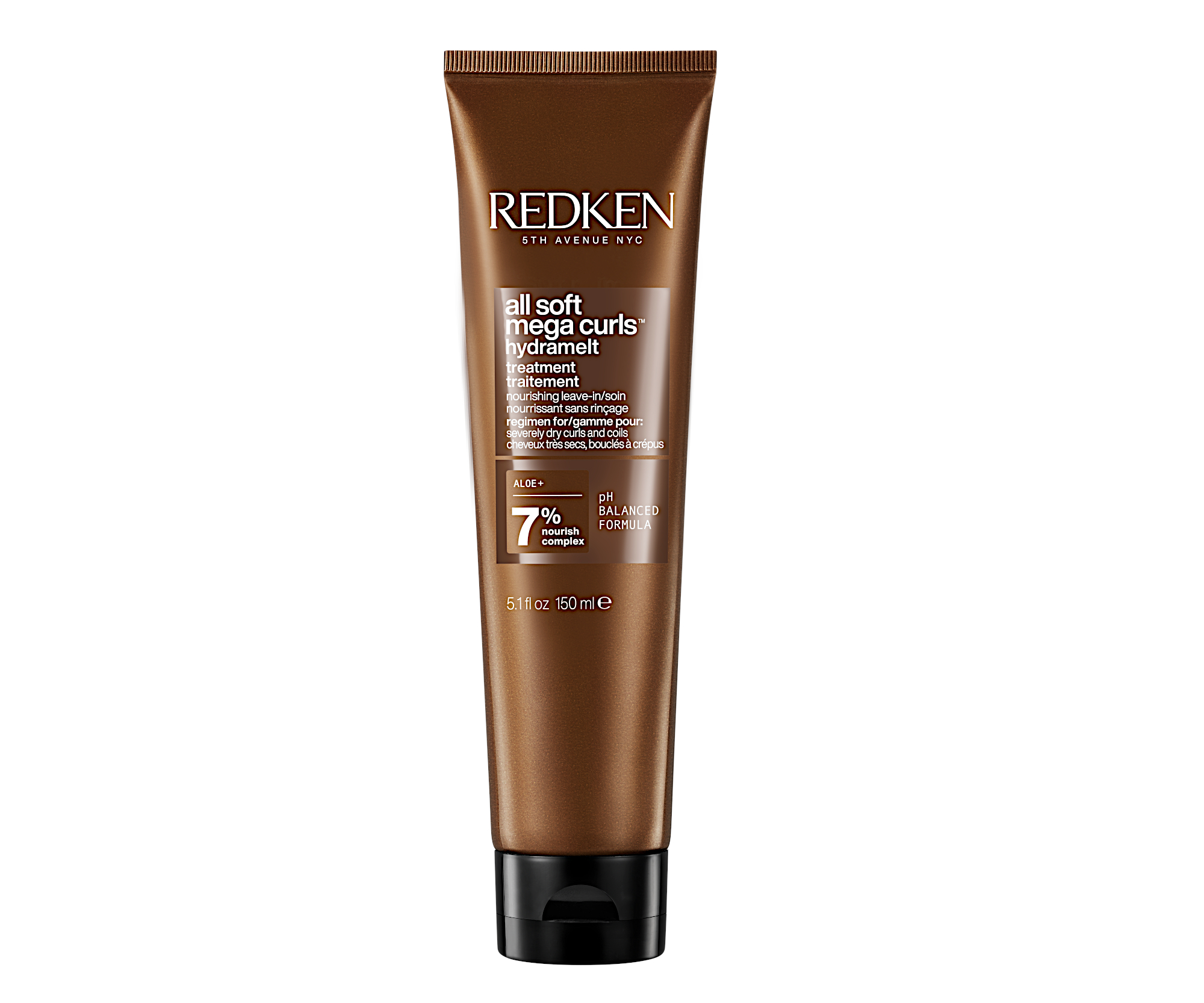 Bezoplachová péče pro suché vlnité a kudrnaté vlasy Redken All Soft Mega Curls - 150 ml (E3996100) + DÁREK ZDARMA