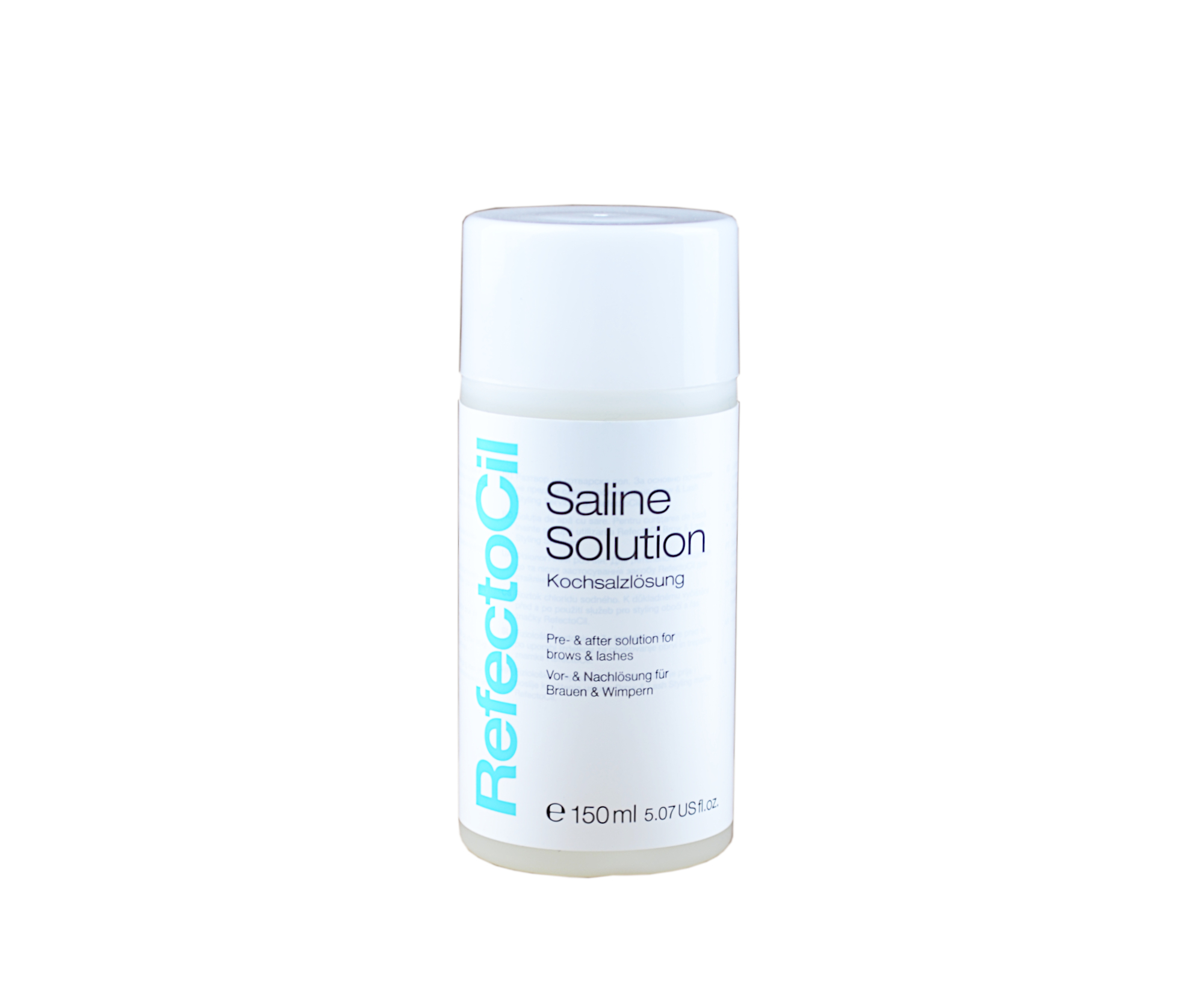 Fyziologický solný roztok pro odstranění mastnoty RefectoCil Saline Solution - 150 ml (2230) + dárek zdarma