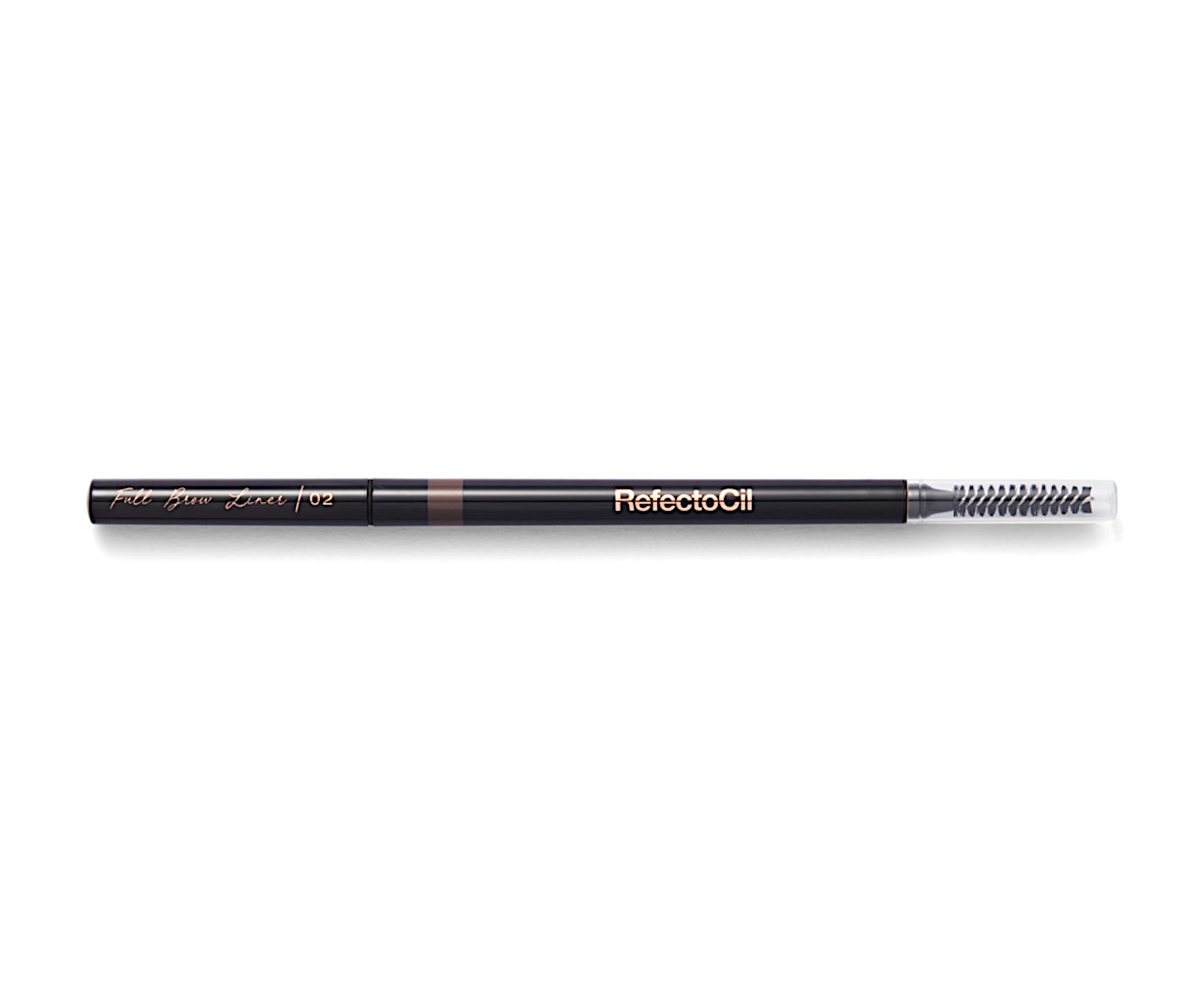 Voděodolná tužka na obočí s kartáčkem RefectoCil Full Brow Liner - 02, středně hnědá (2453) + dárek zdarma